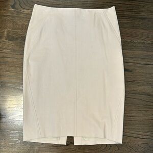 Brunello Cucinelli * cream pencil skirt * size 8